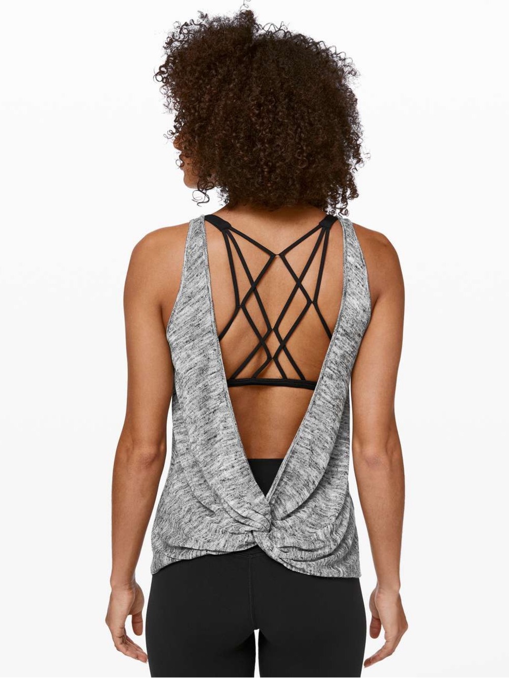 NWOT Lululemon Mix and Mingle Tank - Heathered Vapor / Melanite